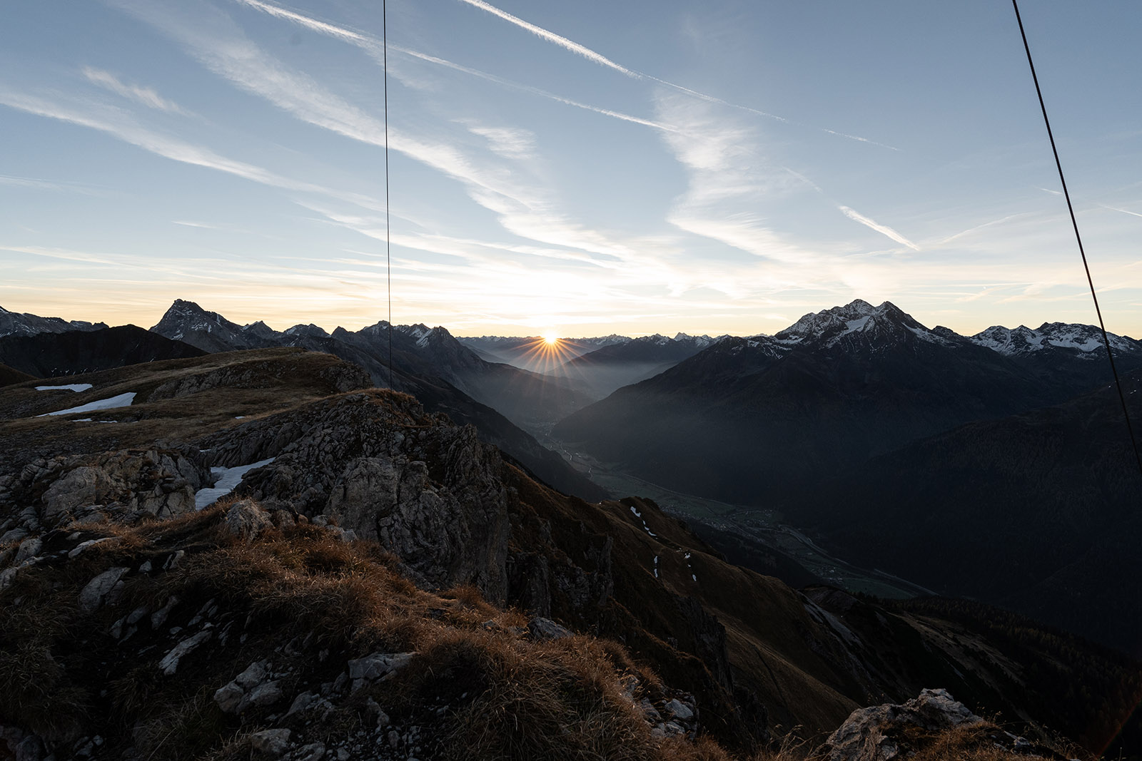 Omaela Story: Sunrise on the Hirschpleiskopf in autumn