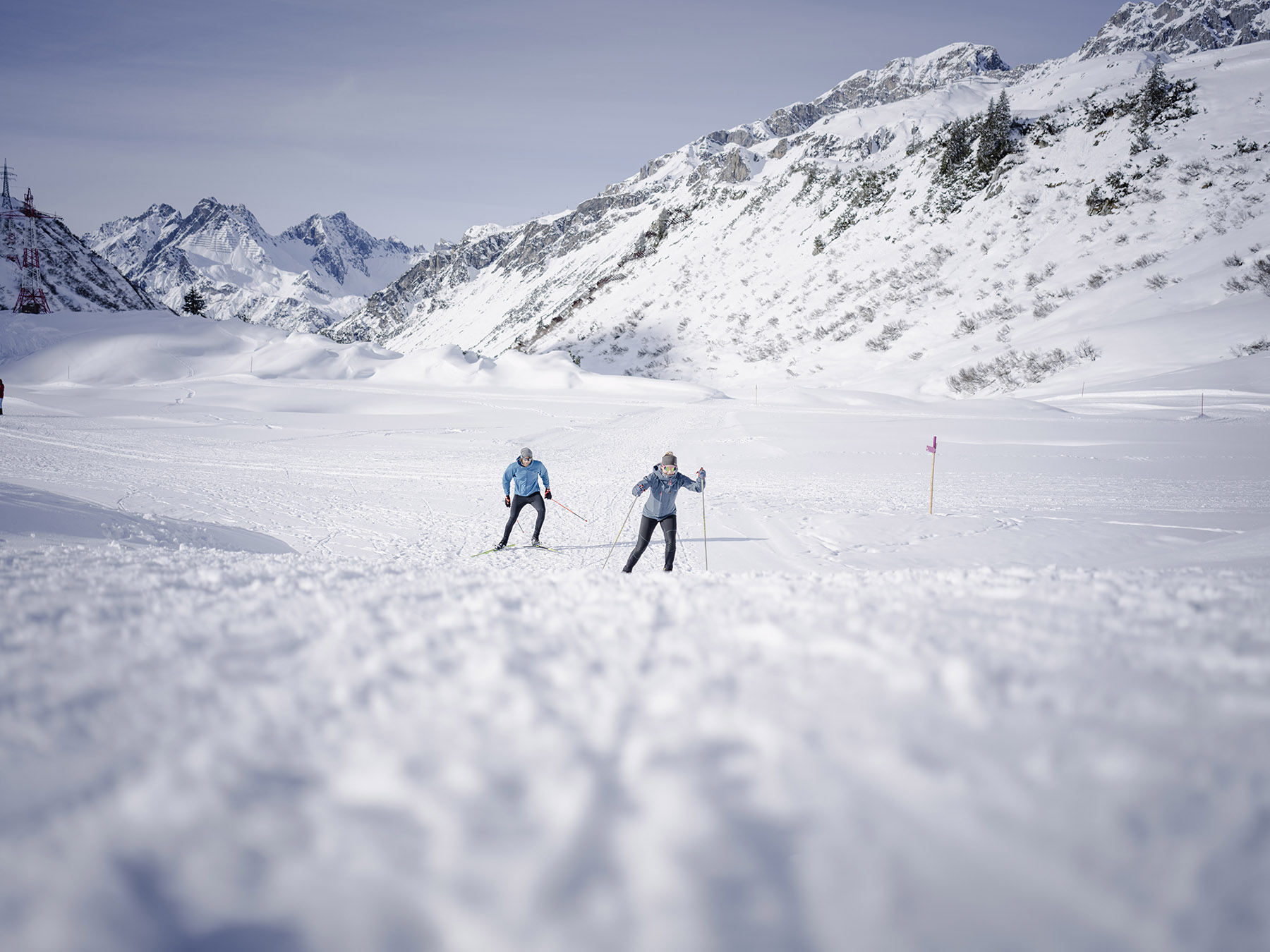 X-Country Skiing St. Anton, Arlberg