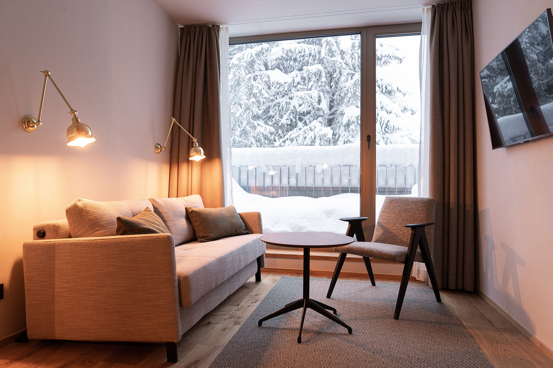 Viel Wohnraum und Aussicht im Appartement Viel Wohnraum und Aussicht im Appartement