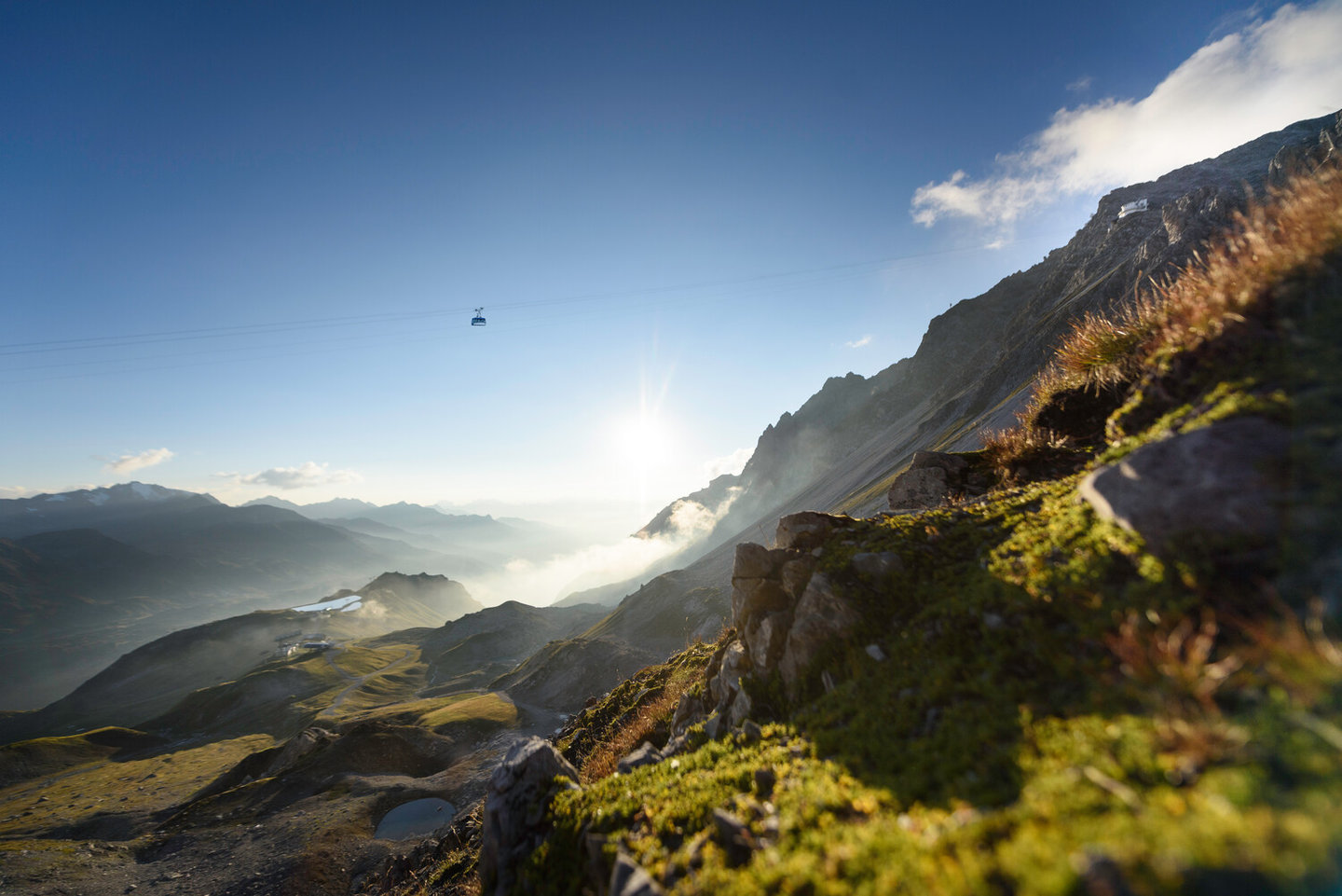 Views and mountain moments on a summer holiday on the Arlberg