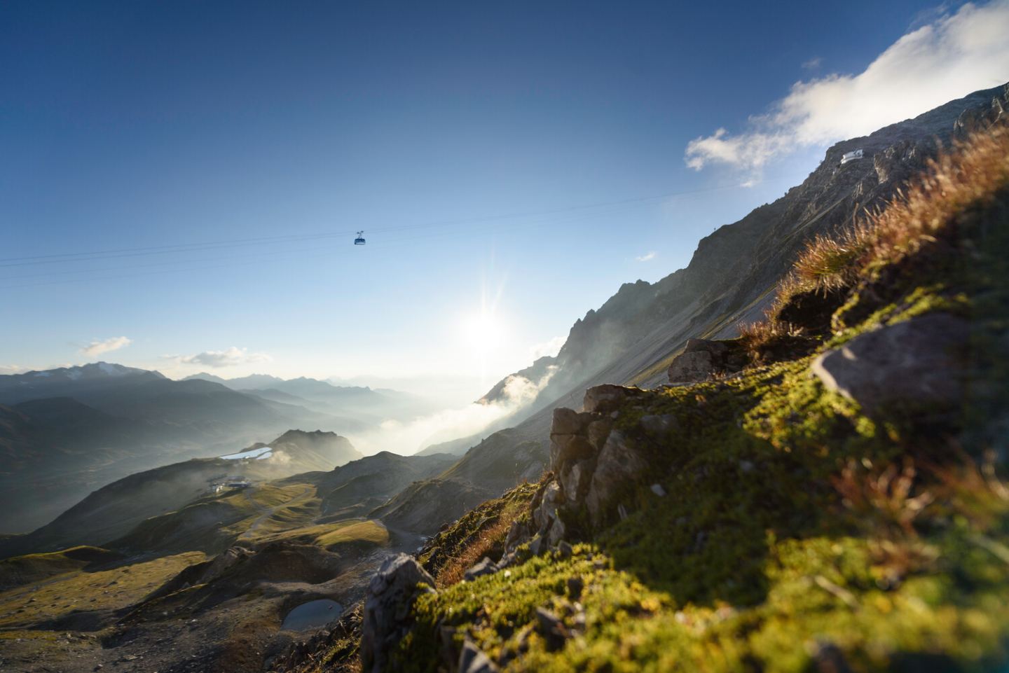 Views and mountain moments on a summer holiday on the Arlberg