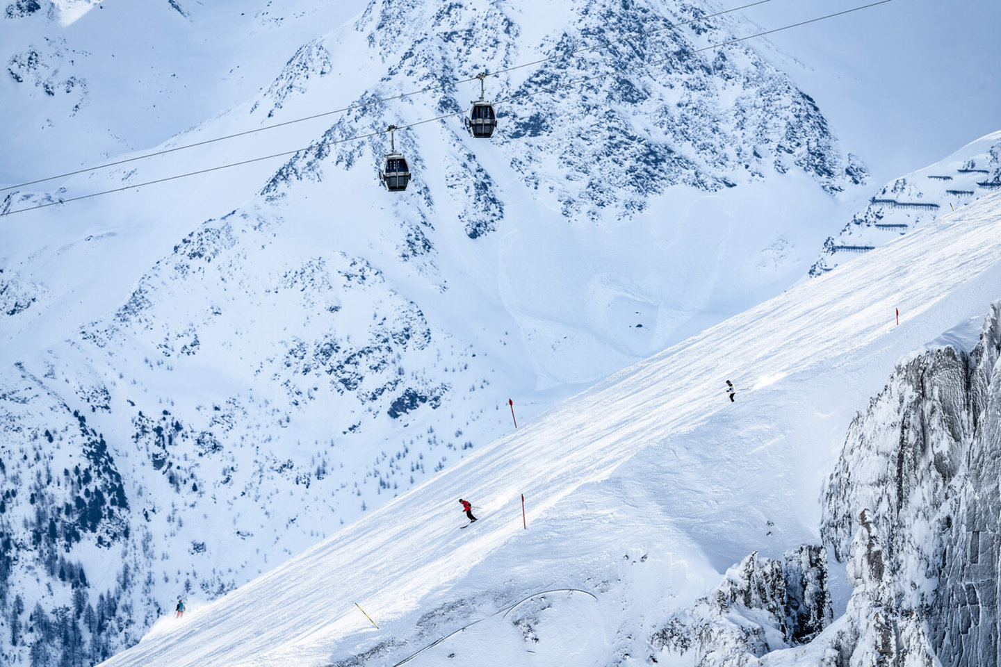 Perfekte Pisten am Arlberg