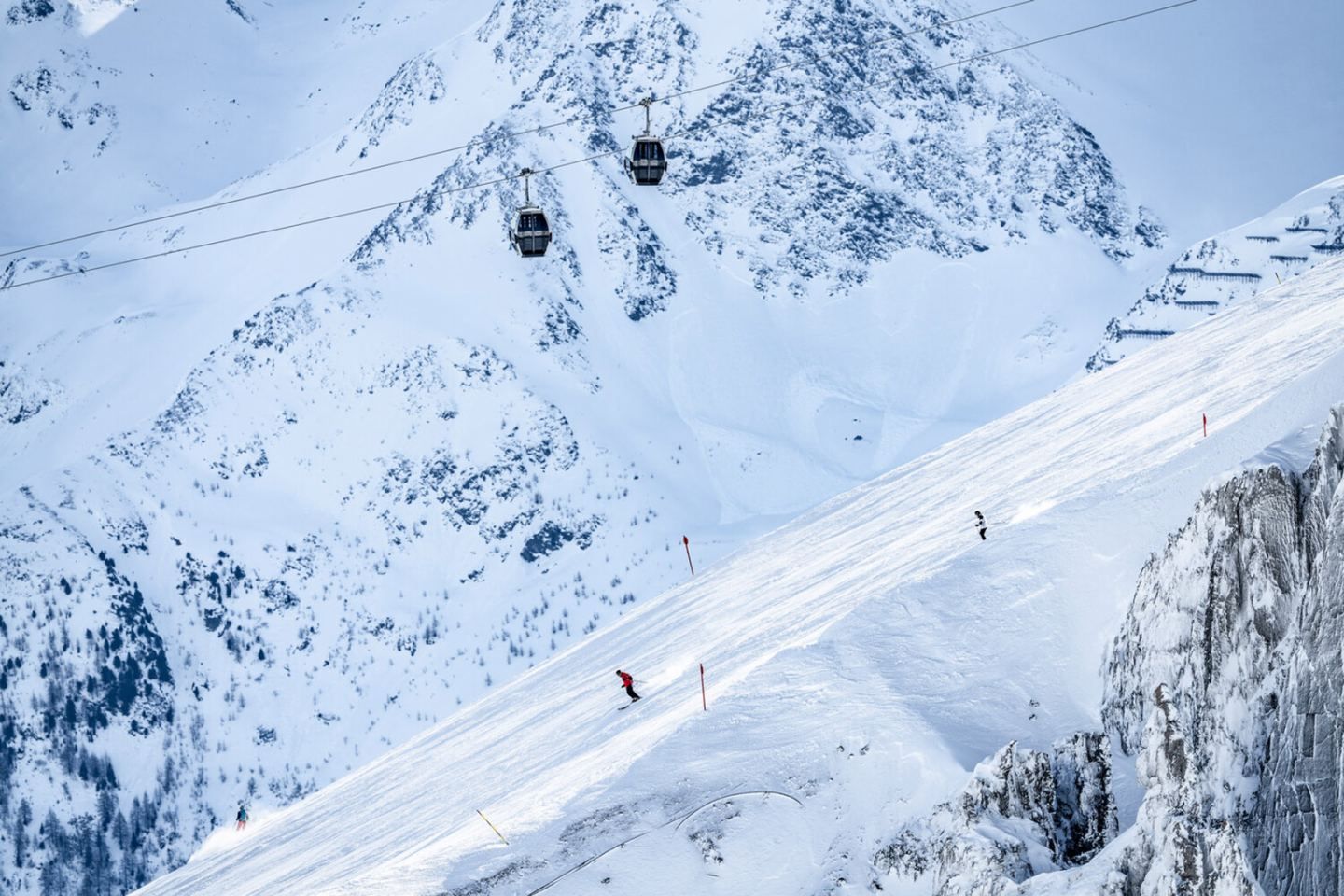 Perfekte Pisten am Arlberg