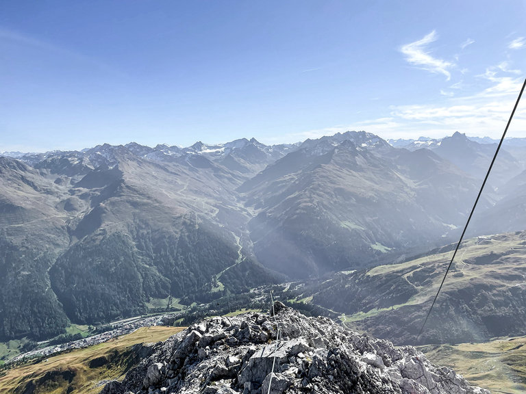 The Arlberg via ferrata