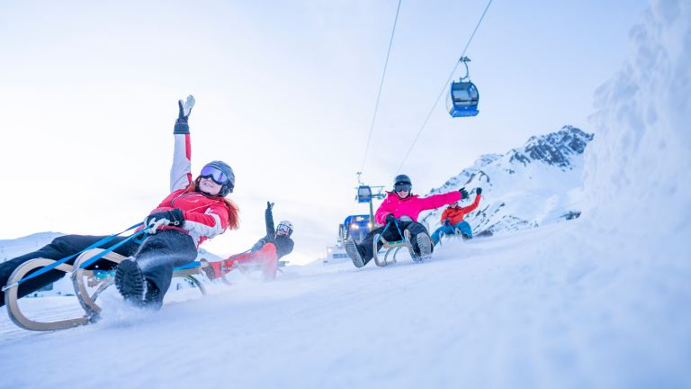 Sledding Evening in St. Anton
